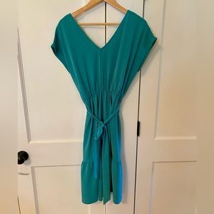 Dual Nature Teal Dress